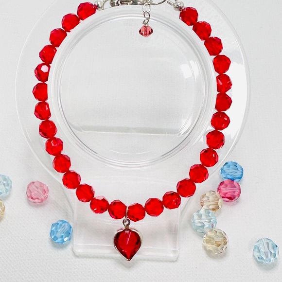 Crystals by Swarovski Bracelet, Beaded Bracelet, Sparkling Jewelry, Gift for Her - Picture 5 of 16